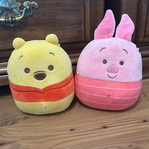 Pooh and Piglet Disney Squishmallows 6.5in